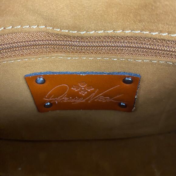 Patricia Nash Black Leather Lindy Saddle Bag NWT - Picture 11 of 16